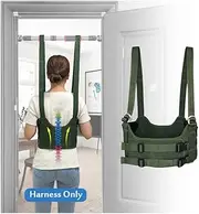 Back Stretcher for Lower Back Pain Relief Stretching Device Back Alignment Lumbar Support Spinal Decompression Belt Thoracic Back Hanging Stretcher Orthopedic Back Cracking Device (Medium)
