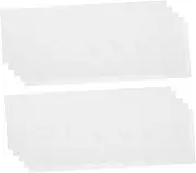 SHERCHPRY 10 Sheets Silicone French Nail Auxiliary Film Traceless Manicure Accessory Soft Comfortable No Buffing Sanding Required for French Nail Extensions