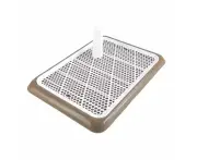Lattice Dog Toilet Potty - Brown