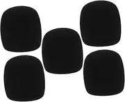 WESIEVYA 5pcs Microphone Case Microphone Protective Cover Microphone Foam Cover Reusable Mic Cover Protective Mic Windscreen Microphone Windscreen Accessories Foam Mic Cover Microphone Caps
