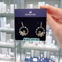 在飛比找蝦皮購物優惠-正品代購 Swarovski 施華洛世奇項鏈 SWAN金色水