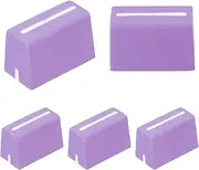 uxcell Universal Fader Knobs, Purple Mixer Fader Caps Slider Potentiometer Replacement Rubber for DJ Controller Mixer Console, 5 Pack