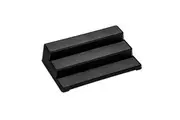 Madesmart 3-Tier Shelf Organiser Kitchen Spice Rack Rectangle 37x24cm Black