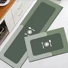 Non-slip Kitchen Printed Carpet for Kitchen Bathroom Machine Door