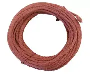 Vintage 10mm Steel Wired Braid Braided Macrame Craft Cord Dusty Rose 25 yds