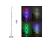 Minimalist floor lamp RGB+Remote led corner standing lamp Double Twisted Design