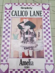 Simplicity Calico Lane Craft Pattern 3201 Amelia UNCUT