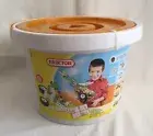 Erector Meccano Build & Play Construction Bucket Plastic 15 Models New