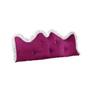 SOGA 150cm Princess Bed Pillow Tatami with Ruffle Lace