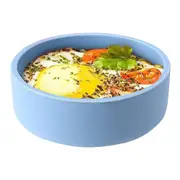 Air Fryer Egg Mould Steam Egg Bowl SIlicone Muffins Cake Mold Baking Mold-Blue