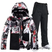 Men and Women's Snow Suit Sets, Snowboarding Clothing, Ski Costumes, Waterproof