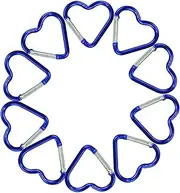 [Generic] Heart Keychain Clip | Heart Shape Carabiner Keychain Clip,Multi-Functional Outdoor Gear for Mountaineering, Hiking, Fishing, Camping, Traveling