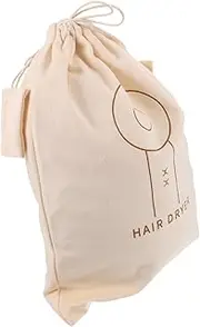 SHERCHPRY Travel Pouch for Hair Dryers Drawstring Storage Bag Durable Hair Blower Holder Home Hotel Use