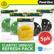 Pond One ClariTec 5000UVC Refresh Pack inc. 208s, 209s & 211s (5pk)