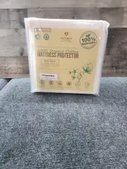 Waterproof Organic Mattress Pad Protector California King 100% Organic Cotton