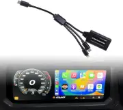 Motorcycle Wireless Carplay Adapter Compatible with Harley 121 CVO Touring, 2023