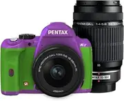 PENTAX DSLR Camera K-r W Zoom Kit Purple/Green 034 K-rWZK PU/GR034