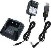 BAOFENG UV-5R Charger USB Cable Charger for Two Way Radio UV-5R Series DM-5R