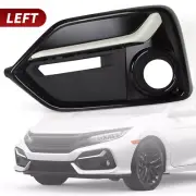 Left Driver Front Fog Light Cover fit For Honda Civic 2017-2021 5 Door Hatchback (for: Honda)