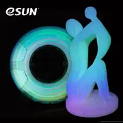 eSUN PLA 3D Filament - Luminous Rainbow - 1.75mm 1kg -