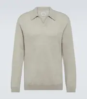 [Le Kasha] Le Kasha Gibson cashmere polo sweater AU 93 neutrals