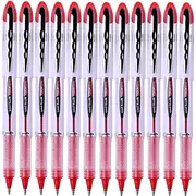 Uni-Ball UB-200 Vision Elite Rollerball Pen Fine 0.8mm (Red) [Box 12 Bulk]