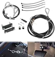 Trailer Brake System Extra Cable Kit, RV Tow Bar Ready Stop Cables, Connected with Brake Pedal of Towed Vehicle