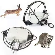 Hunting Traps Medium Small Professional Animal Trap Hunting Toolsfor Rabbit, Skunk, Mink, and Squirrel Cats Raccoons Sall Bobcats Foxes Etc (6in)