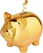 Ceramic Piggy Bank, Mini Small Cute Coin Money Box, Pig Money Bank, Coin Bank, S