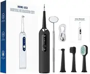 Electric Plaque Remover for Teeth Cleaning Kit - 3 Adjustable Modes Tartar Calculus Tooth Stain Remover, Efficient and Clean Vibration Teeth Cleaning Tools with 4 Clean Heads
