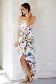 Blurred Lines Strapless Maxi--COO-15CS09402
