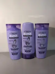 Lot of 3 L'Oreal Paris Elvive Volume Filler Shampoo & Conditioner 12.6 Fl Oz