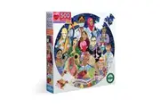 eeBoo: International Womens Day - Round Puzzle (500pc Jigsaw)