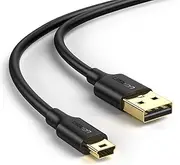 UGREEN Mini USB Cable Type A Male to Mini B 5-Pin Fast Data Charging Cord Compatible with Hero 3+, Game Controller, Digital Camera, Dash Cam, MP3 Player, GPS Receiver, SatNav, PDAs 2M
