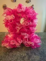 Breast Cancer Wreath