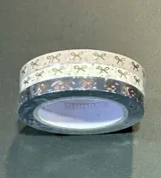 NEW Simply Gilded Terrazzo with Gold Bows washi tape 5 mm set of 3 rolls