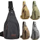 *Men Casual Sling Bag Cross Body Chest Bag Shoulder Pack Sports Travel Backpack
