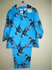 Carlton Blues Official AFL Mascot Infant Toddler Winter Comfy FlannelettePyjamas