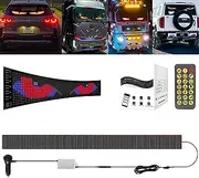 Lightride Devil Eyes, Dynamic Big Eye Lights for Car, LED Dynamic Colorful Vehicle Eye Lamp for Windshield with App Control and Remote Controller (Single Screen 1.5M)