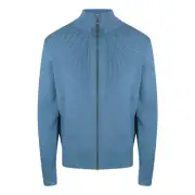 Parajumpers Manny Hydro Blue Zip-Up Sweatshirt