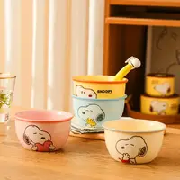 在飛比找樂天市場購物網優惠-⭐SNOOPY 史努比 陶瓷 碗 飯碗 餐具 可愛兒童碗