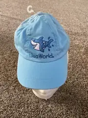 Light Blue Sea World Baseball Hat Baby Small Child Adjustable Hat NWT