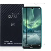 [1 PACK] Nokia 7.2 Screen Protector Tempered Glass Screen Protector Guard - Case Friendly