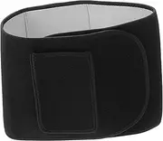 SUPVOX Belt Fitness Waist Trainers Waist Trainer for Women Waist Trainer for Men Waist Wrap Waist Trimmer for Women Sports Waist Strap Composite Sbr Composite Silver Film Black