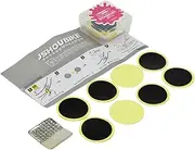 Bike Tube Patch Kit - Versatile Tire Patch Repair Kit for Bicycles, Boats and Inflatables | Glueless Patch Kit with Housing, Puncture Repair Tool for Bike