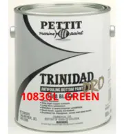 Pettit 1083GL Antifouling Bottom Paint GREEN Trinidad PRO Boat GALLON