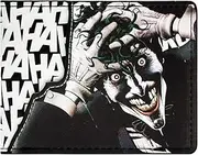 [ANICEMOON] Batman Evil Joker HAHAHA Purple ID & Card Bi-Fold Wallet