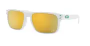 Oakley Super Bowl LIV Holbrook Matte White Prizm 24K Gold Polarized OO9102 O6