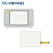 Touch Screen for AGP3300H-L1-D24-GRY-KEY Panel Glass with Front Overlay