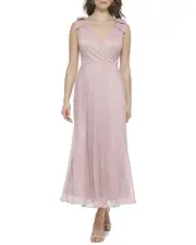 Kensie Shimmer Knit Maxi Dress